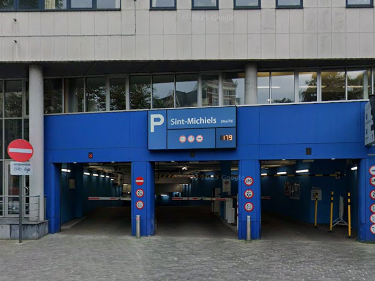 picture of a public parking in Ghent